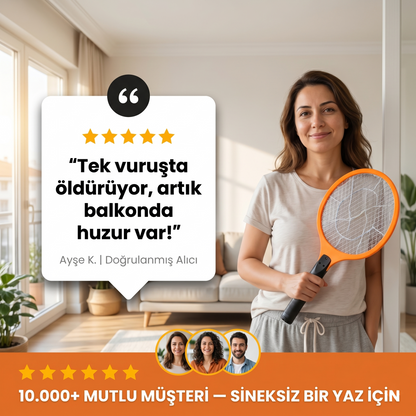 Elektrikli Sinek Raketi – Güçlü Elektrik Akımıyla Anında Öldürür